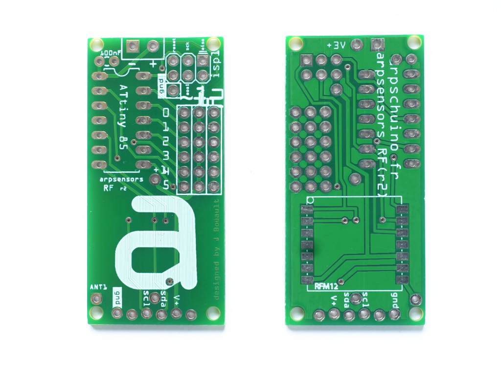 arpsensors RF circuit imprimé