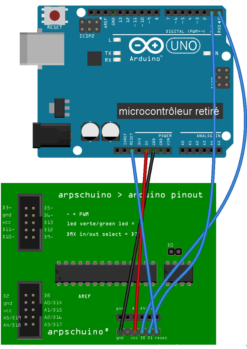 program an arpschuino with an arduino