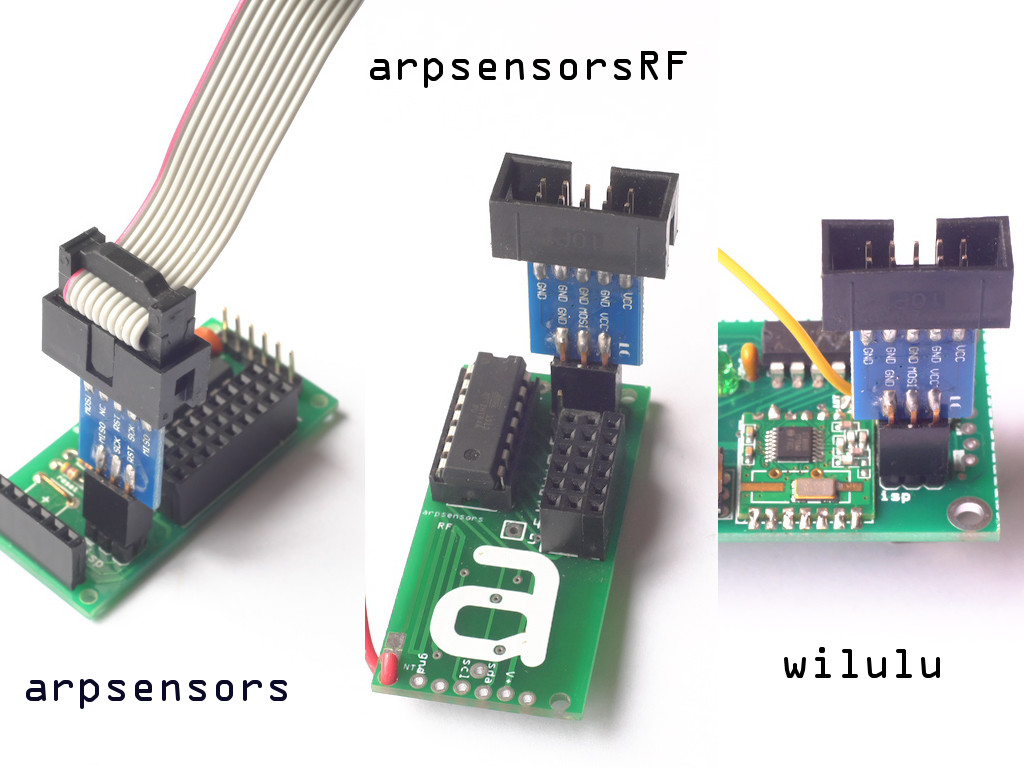USBasp on arpsensors, arpsensorsRF and wilulu